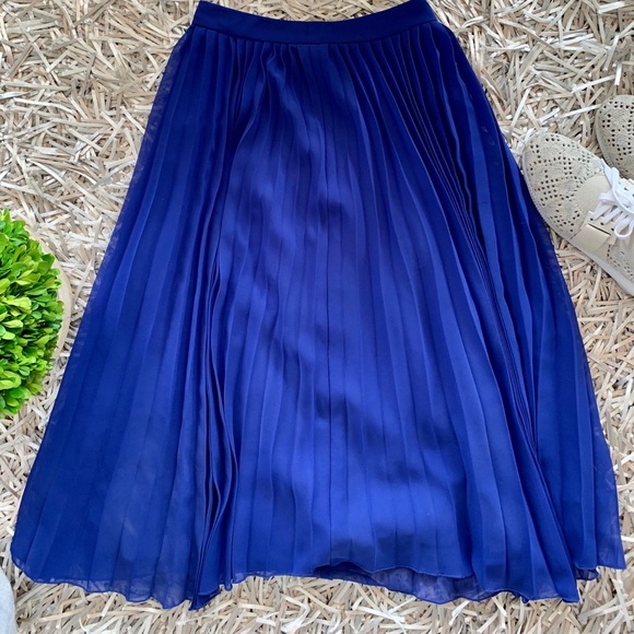 🐘ASOS blue chiffon skirt size 0 - Picture 6 of 8